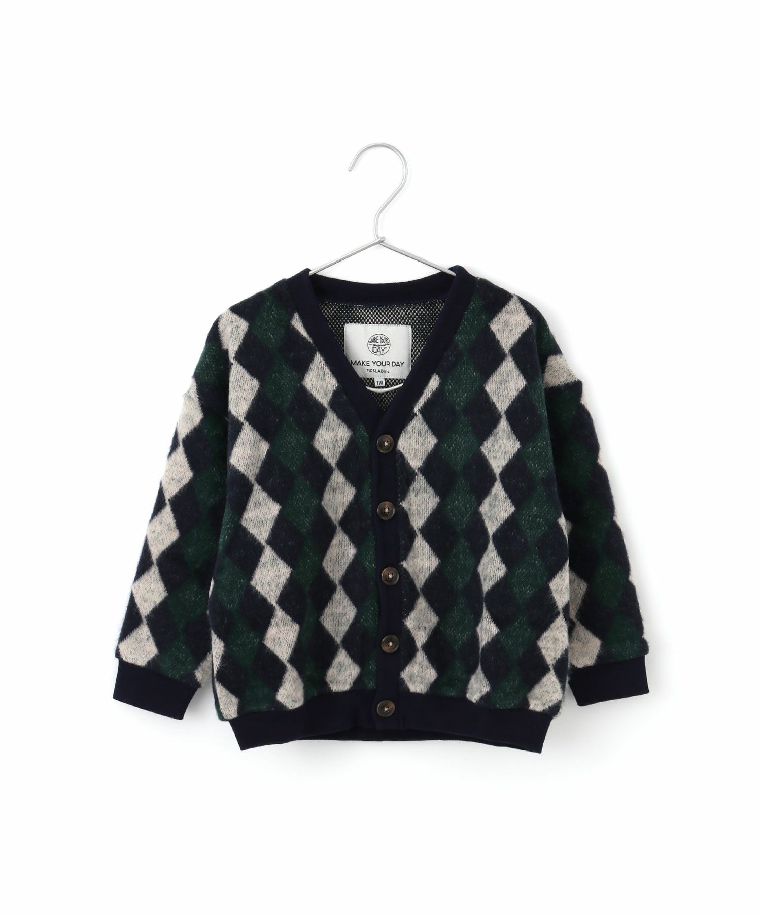 DSQUARED2 アーガイル柄 カーディガン DSQUARED2 アーガイル柄 カーディガン 【公式通販】