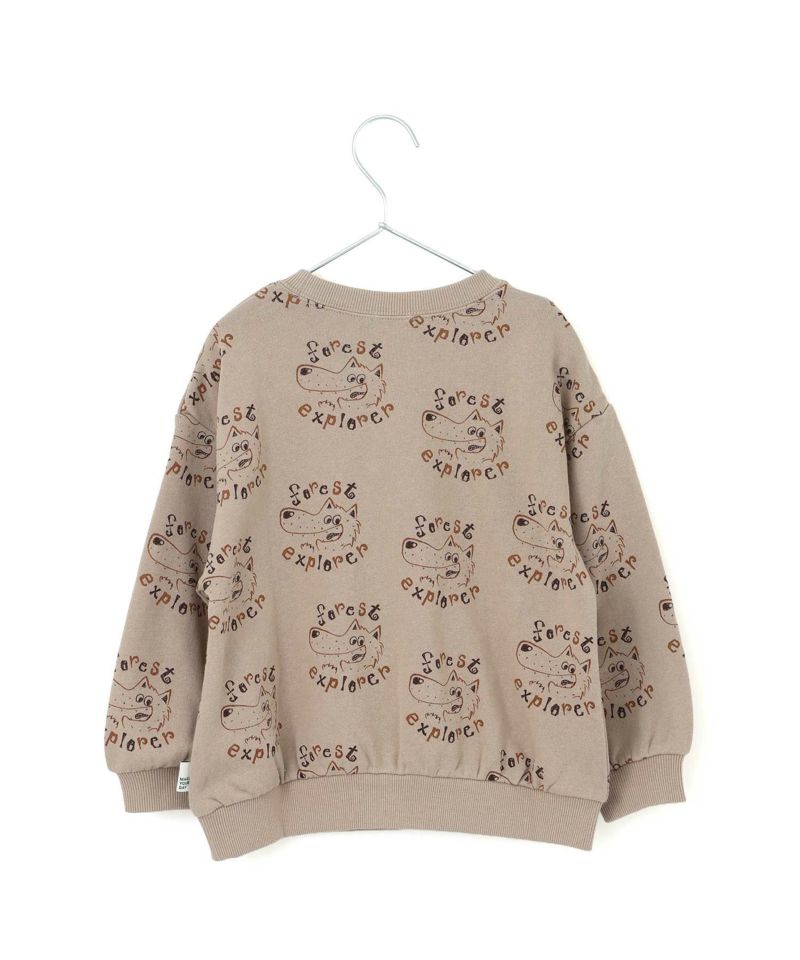 セール】探検家オオカミの総柄裏毛トレーナー□80～140cm | MAKE YOUR DAY