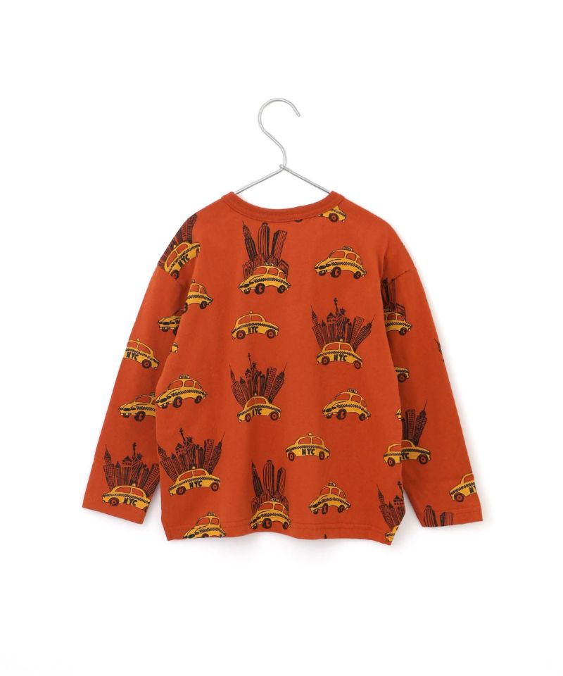 セール】イエロータクシー総柄長袖Tシャツ□80～140cm | MAKE