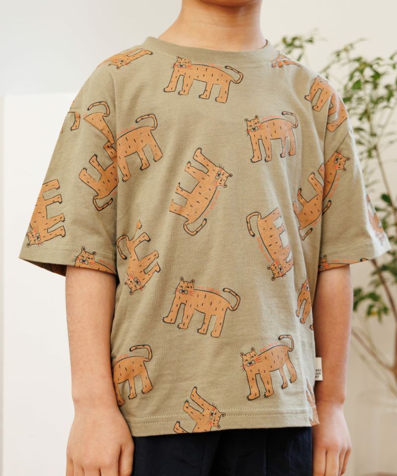 y2k d.i.a. ヒョウ柄 ヴィンテージ　半袖Tシャツ ヒョウ柄d.i.a.MARS平成ギャルksgお兄系グランジY2K 00sピチ