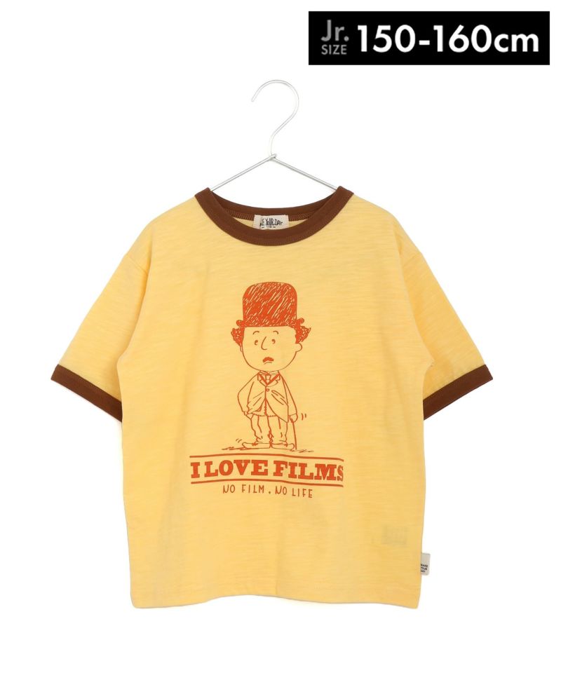 セール】I LOVE FILMS半袖リンガーTシャツ□150.160cm | MAKE