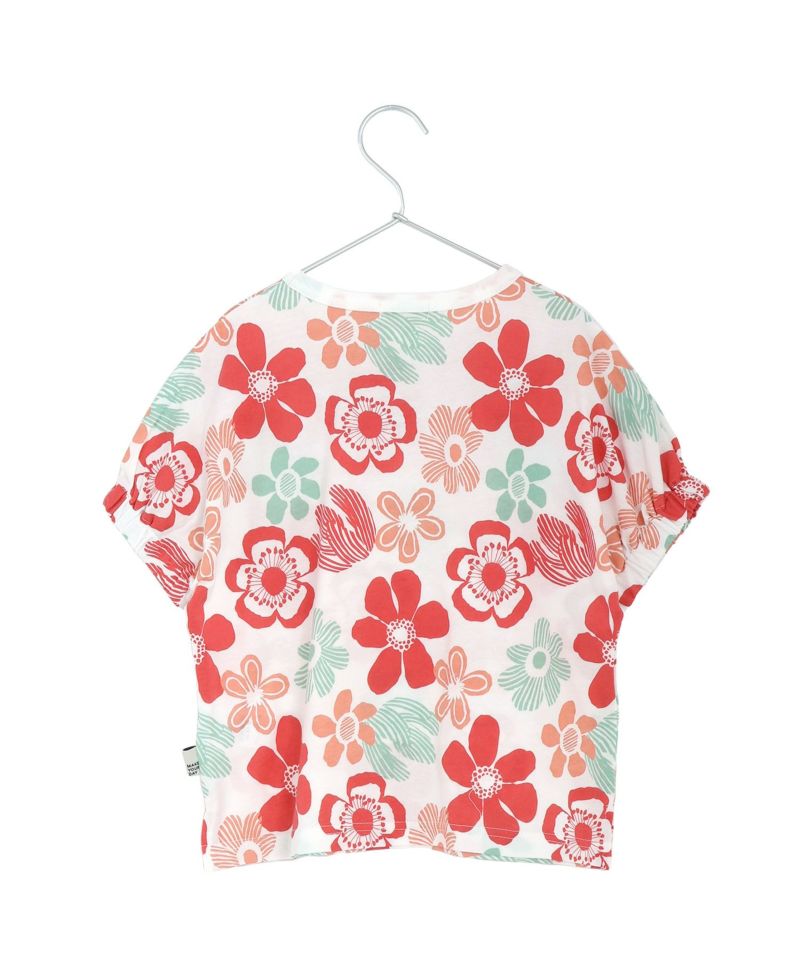 セール】おっきなお花総柄半袖Tシャツ□80～140cm | MAKE YOUR DAY