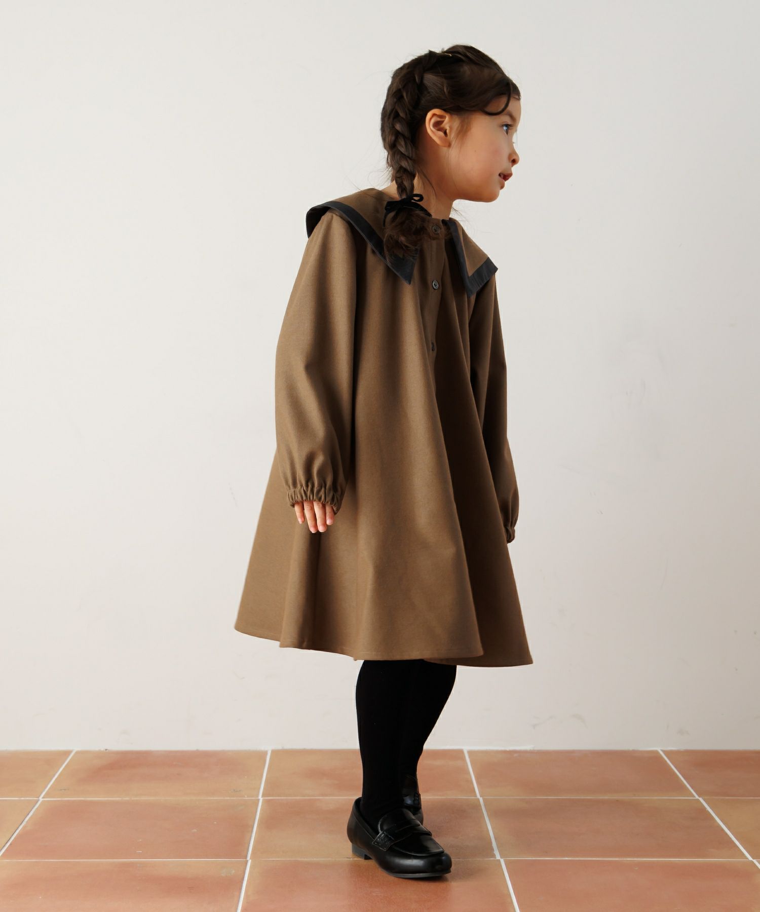 ビッグカラーワンピース□80～140cm | MAKE YOUR DAY