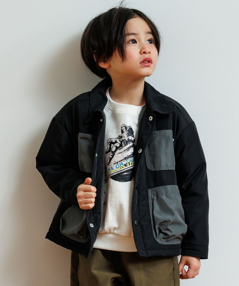 新品　ADORE バイカラーメリノウールジャケット アドーア ADORE バイカラーメリノウールジャケット （Lブルーx