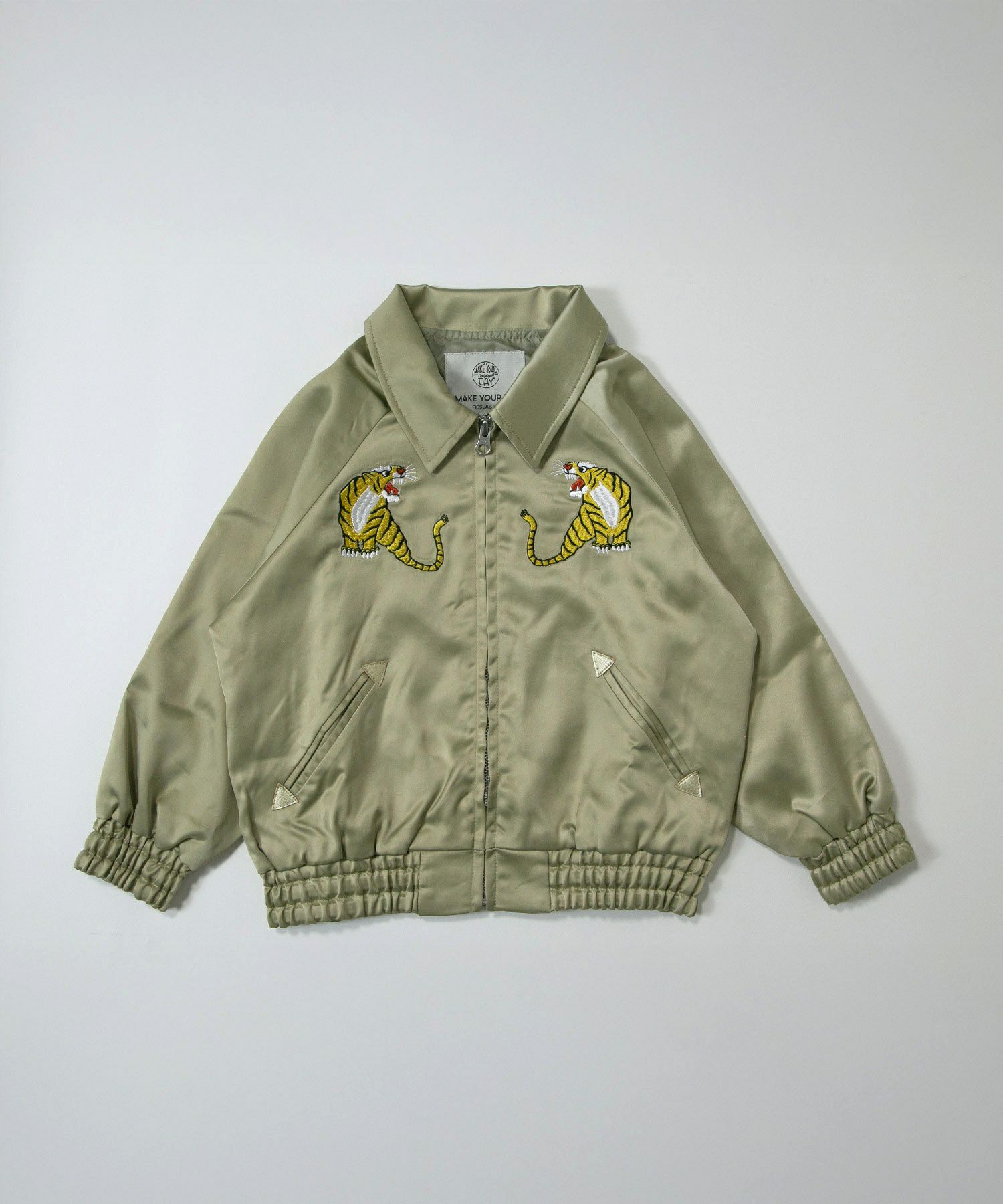 JAPANトラ柄刺繍スカジャン□80～140cm | MAKE YOUR DAY