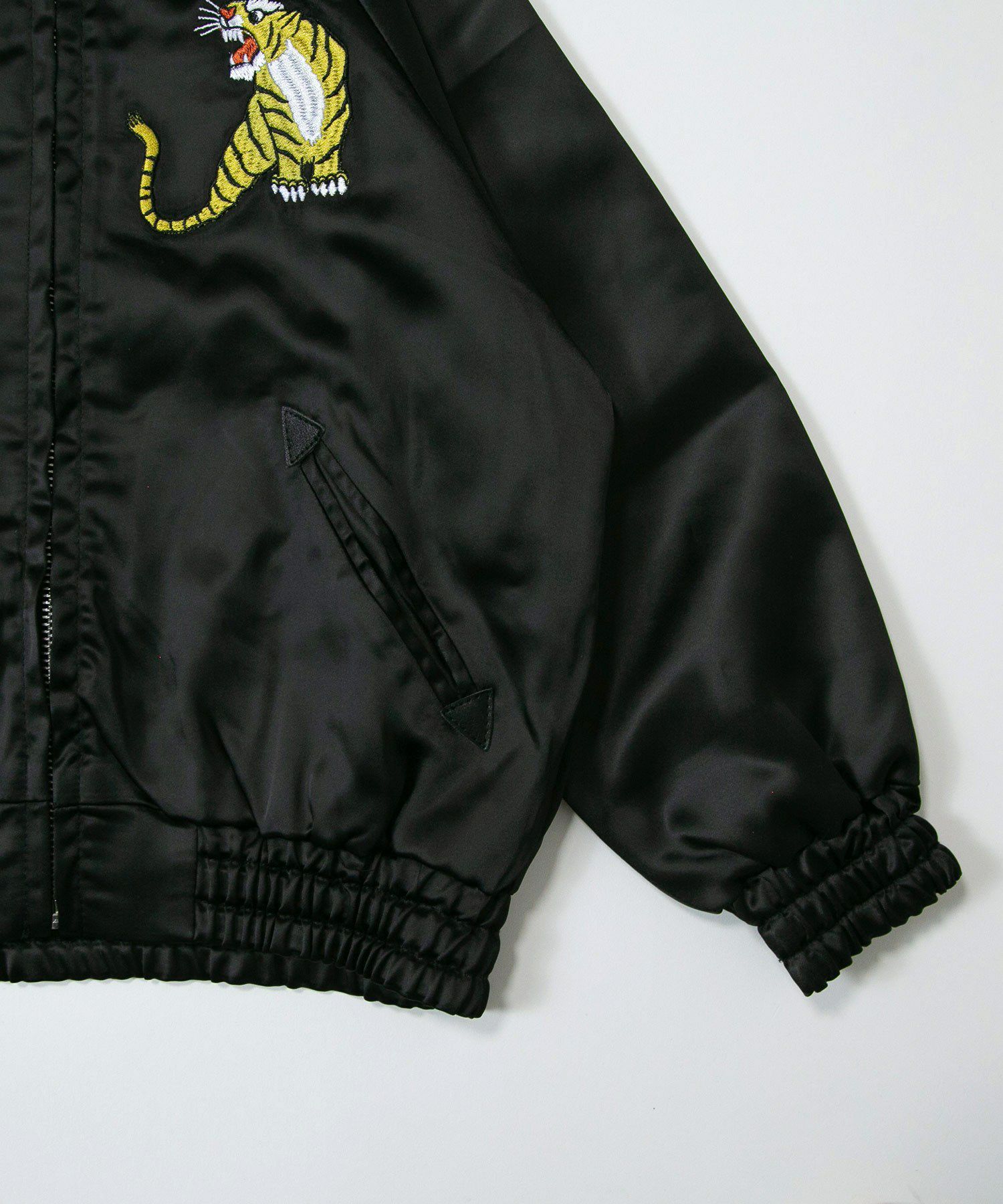 JAPANトラ柄刺繍スカジャン□150.160cm | MAKE YOUR DAY